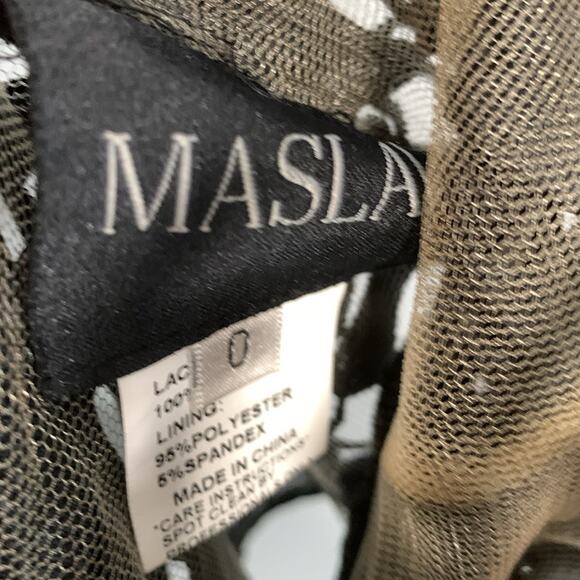 Jovani Black and Nude V Neck Peplum Contemporary Top Size 6 NWOT - Picture 7 of 7